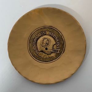 Wendell August Forge Rare Embossed Washington Redskins Brass Hanging Wall Decor